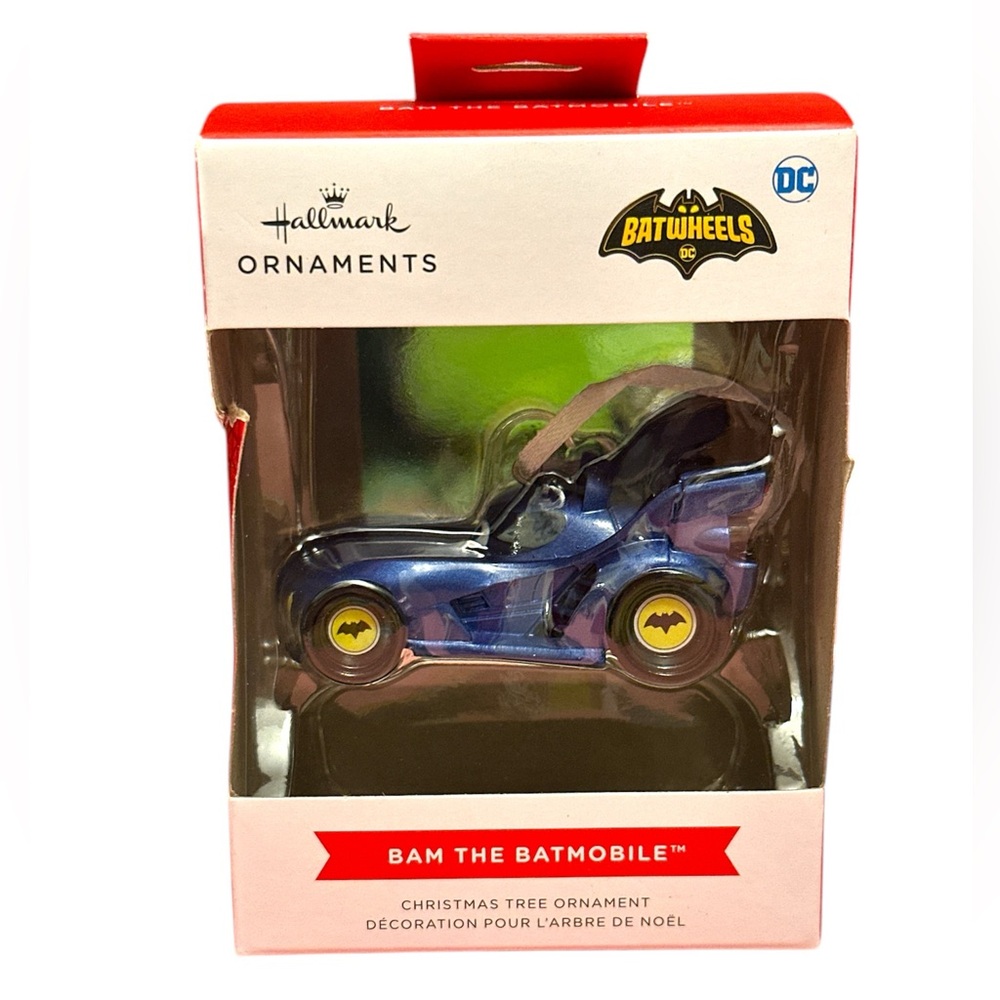NWT Hallmark Ornament  Batwheels Bam The Batmobile